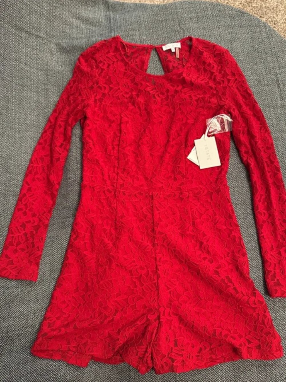Judy Knapp California 1980's vintage red boho/festival/Western size M top